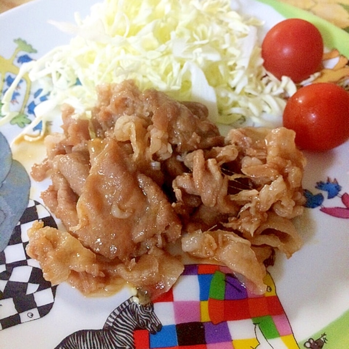 子供向けの味 豚の生姜焼き レシピ 作り方 By はるっちじゅんじ 楽天レシピ